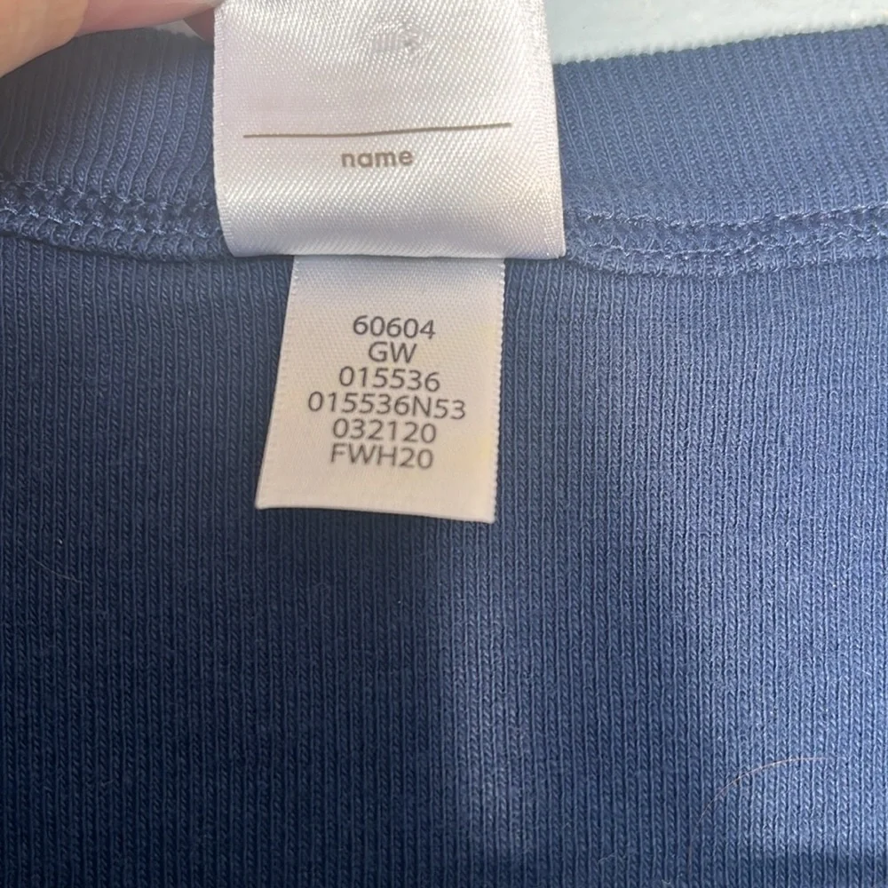 Hanna Andersson Sprinkle Of Stars Blue Night Sky Matching Long John Pajamas - Picture 6 of 6